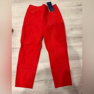 Piazza Sempione Fiery Red Trousers